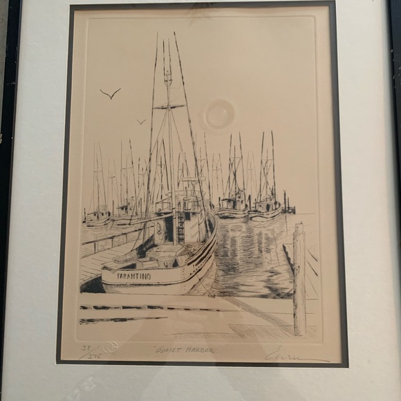Tarantino Limited Edition Numbered Signed Etching